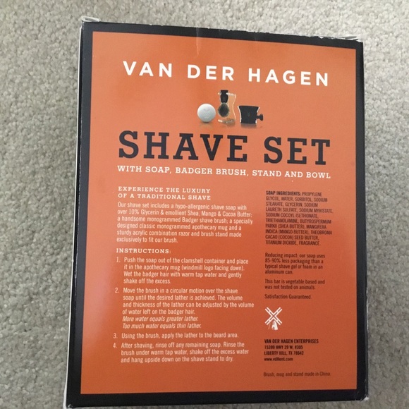 Shave set. Van Der Hagen. New - Picture 2 of 3